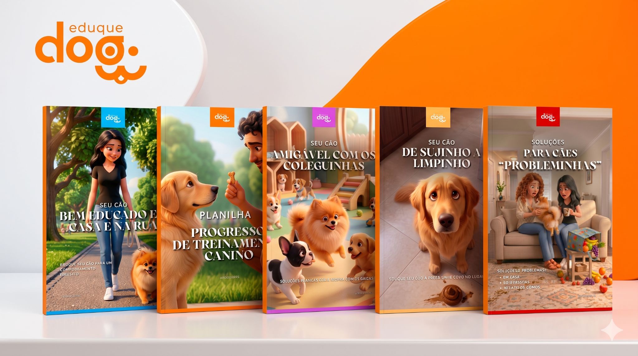 Coleção de ebooks Eduque Dog